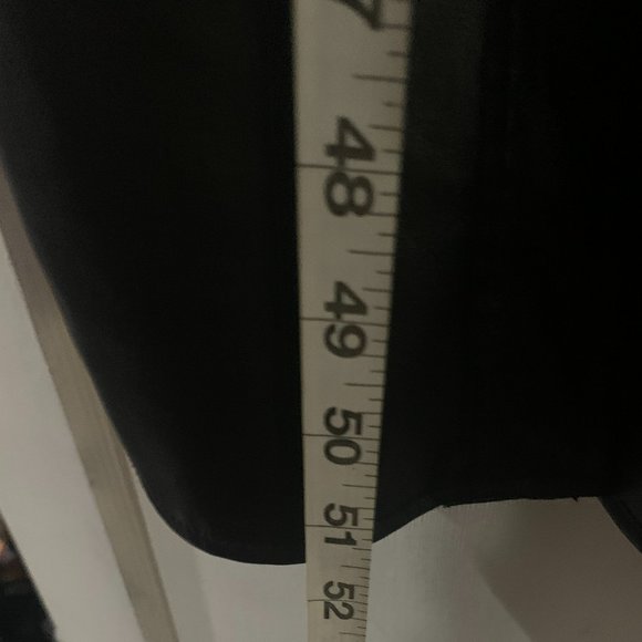 NWT ZARA FAUX LEATHER BUTTON DOWN DRESS XS - Picture 4 of 7